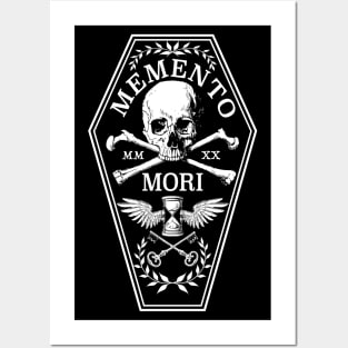 Memento Mori in White Posters and Art